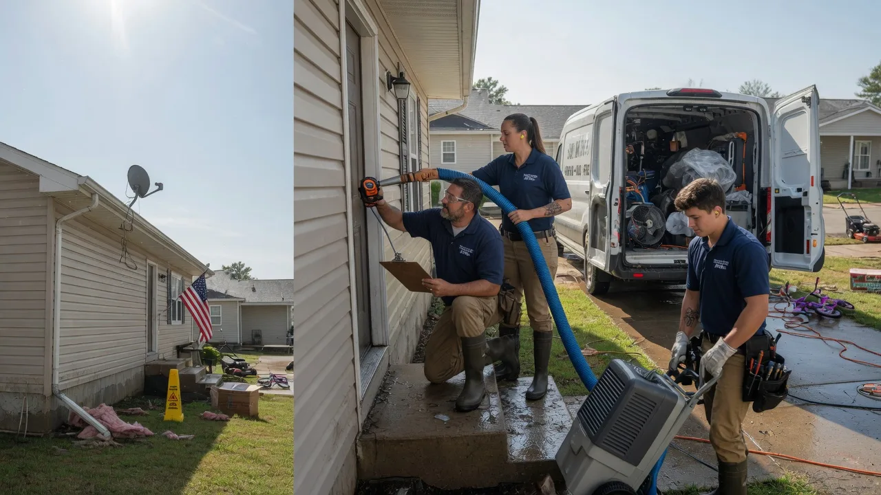 Ceiling Water Damage Restoration in Osseo, WI near me